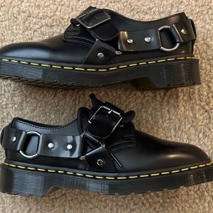 Dr. Martens Henree Oxfords Black Buckle